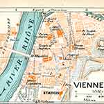 Vienne  France map in public domain, free, royalty free, royalty-free, download, use, high quality, non-copyright, copyright free, Creative Commons, 